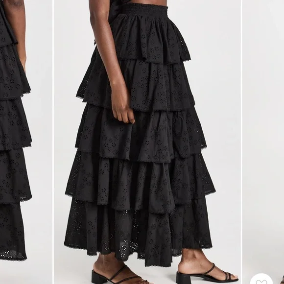 Hill House Eyelet Noemie Skirt - Picture 2 of 7